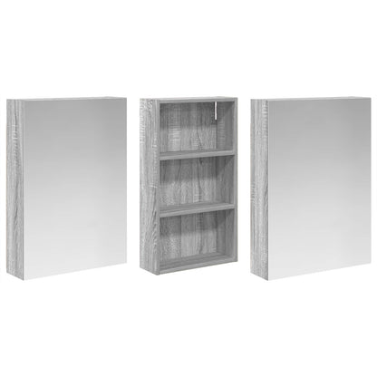 Set di Armadi da Bagno con lo scaffale 3 pcs 140 x 14,5 x 70 cm