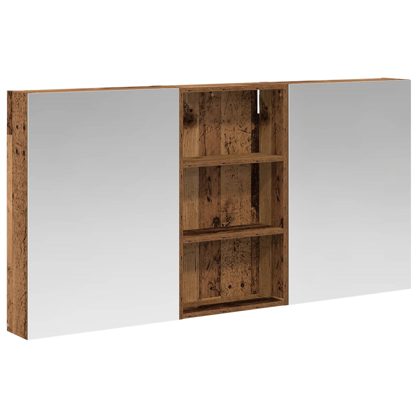 Set di Armadi da Bagno con lo scaffale 3 pcs 140 x 14,5 x 70 cm | homemem39