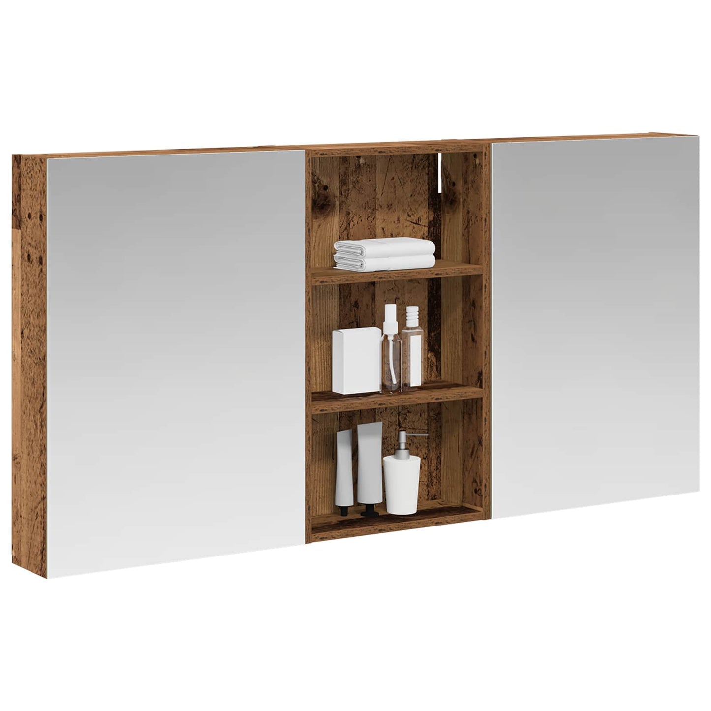 Set di Armadi da Bagno con lo scaffale 3 pcs 140 x 14,5 x 70 cm | homemem39
