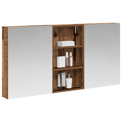 Set di Armadi da Bagno con lo scaffale 3 pcs 140 x 14,5 x 70 cm