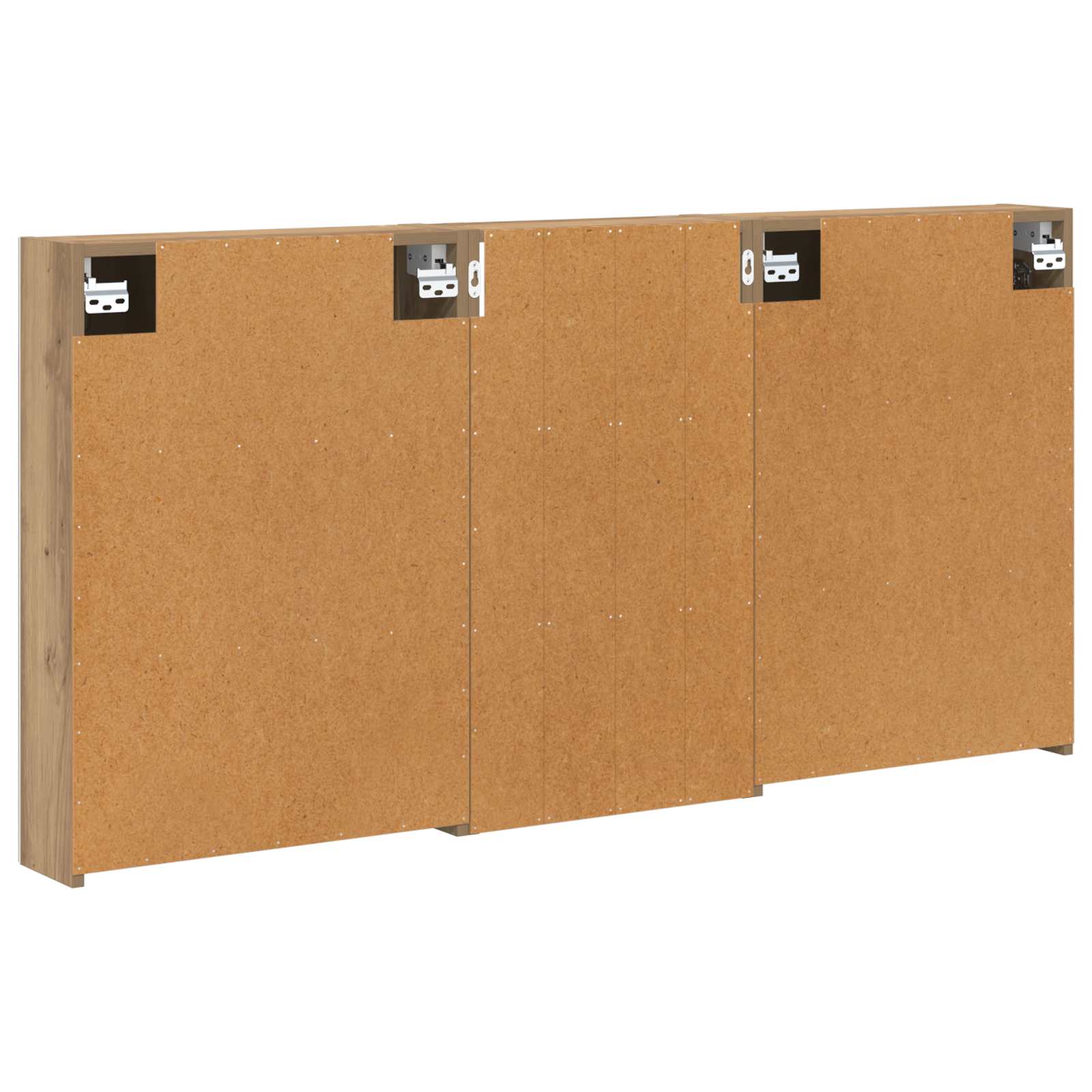 Set di Armadi da Bagno con lo scaffale 3 pcs 140 x 14,5 x 70 cm | homemem39