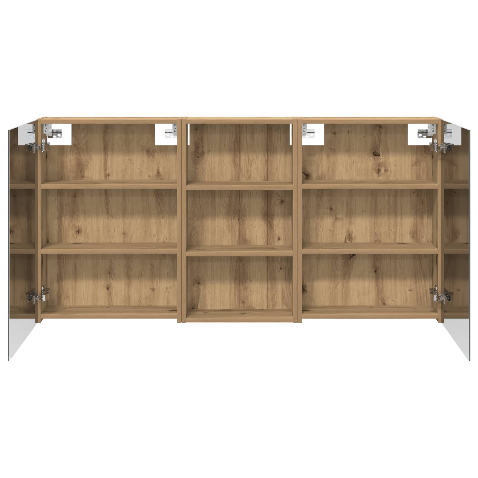 Set di Armadi da Bagno con lo scaffale 3 pcs 140 x 14,5 x 70 cm | homemem39