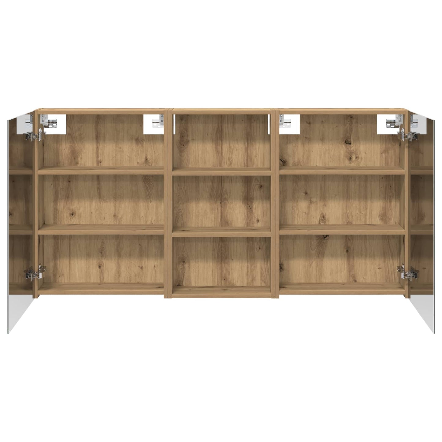 Set di Armadi da Bagno con lo scaffale 3 pcs 140 x 14,5 x 70 cm