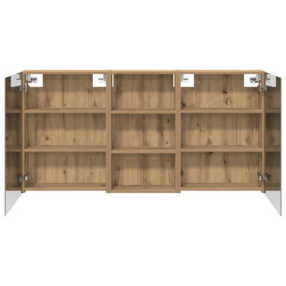 Set di Armadi da Bagno con lo scaffale 3 pcs 140 x 14,5 x 70 cm