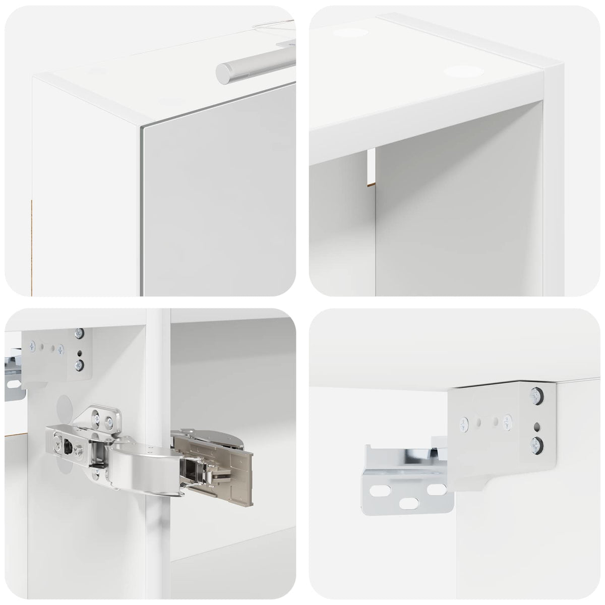 Set di Armadi da Bagno 3 pz 140 x 14,5 x 70 cm | homemem39