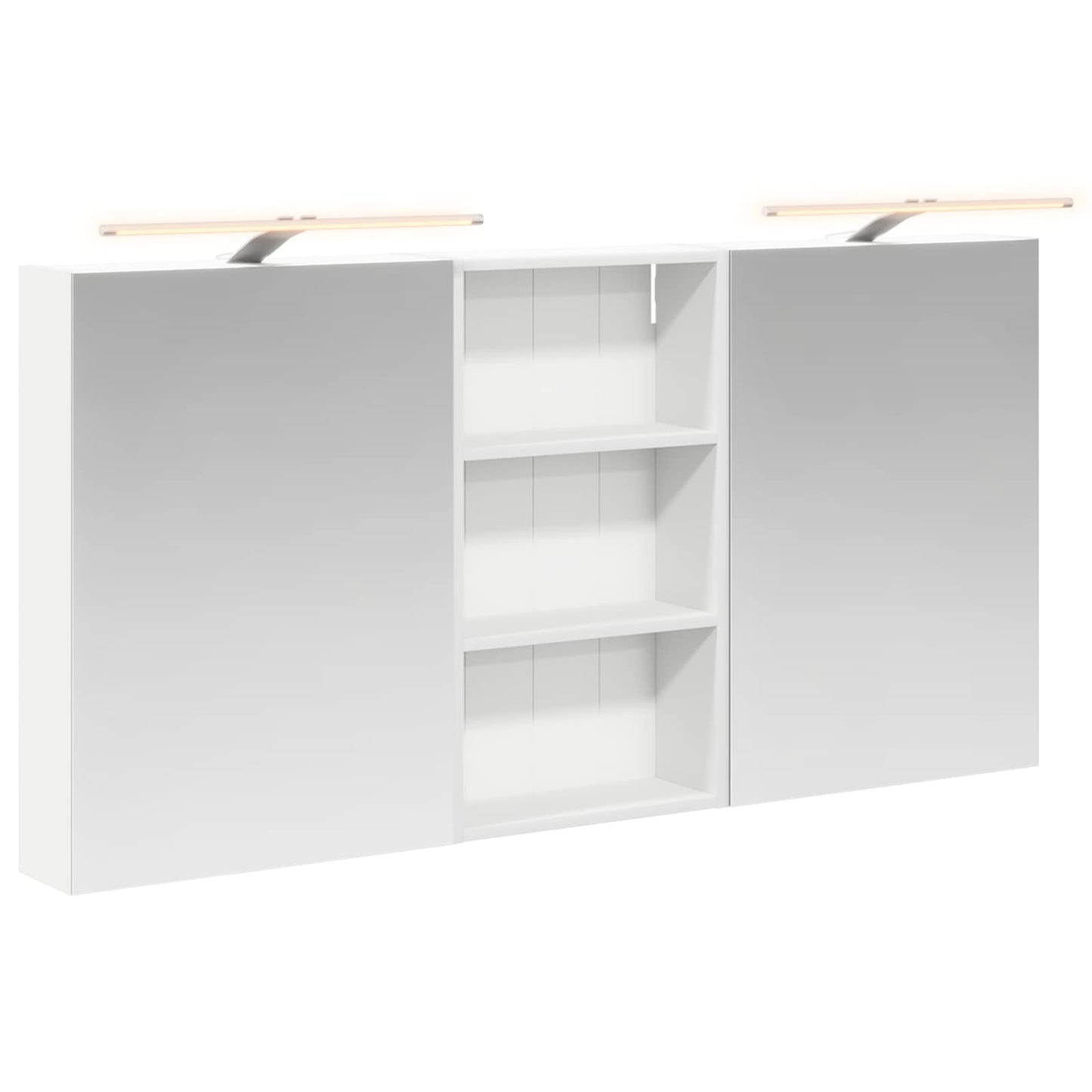Set di Armadi da Bagno con lo scaffale 3 pcs 140 x 14,5 x 70 cm | homemem39