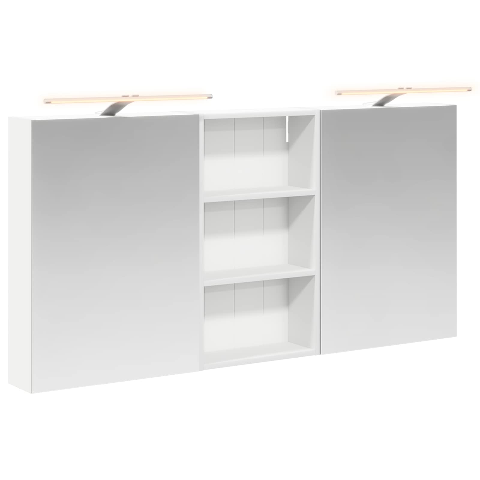 Set di Armadi da Bagno con lo scaffale 3 pcs 140 x 14,5 x 70 cm | homemem39