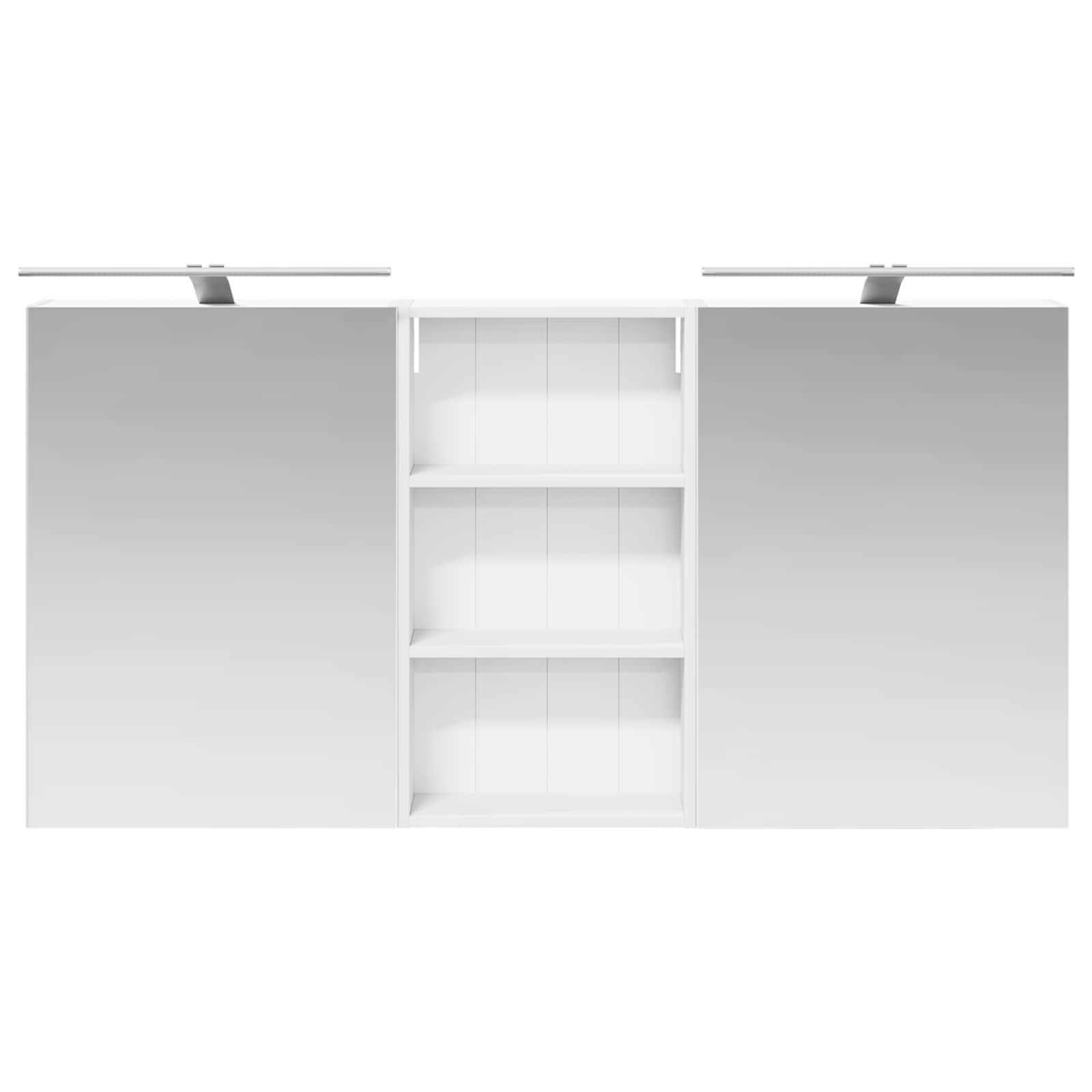 Set di Armadi da Bagno con lo scaffale 3 pcs 140 x 14,5 x 70 cm | homemem39