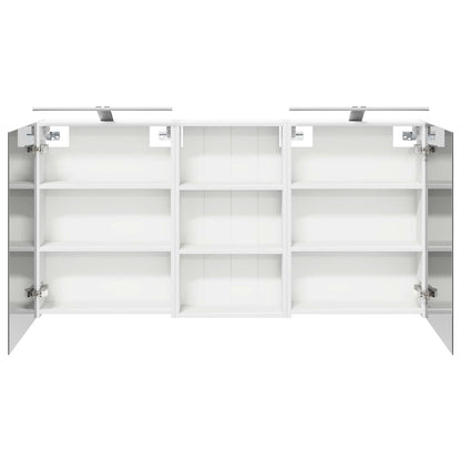 Set di Armadi da Bagno con lo scaffale 3 pcs 140 x 14,5 x 70 cm