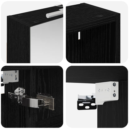 Set di Armadi da Bagno con lo scaffale 3 pcs 140 x 14,5 x 70 cm | homemem39