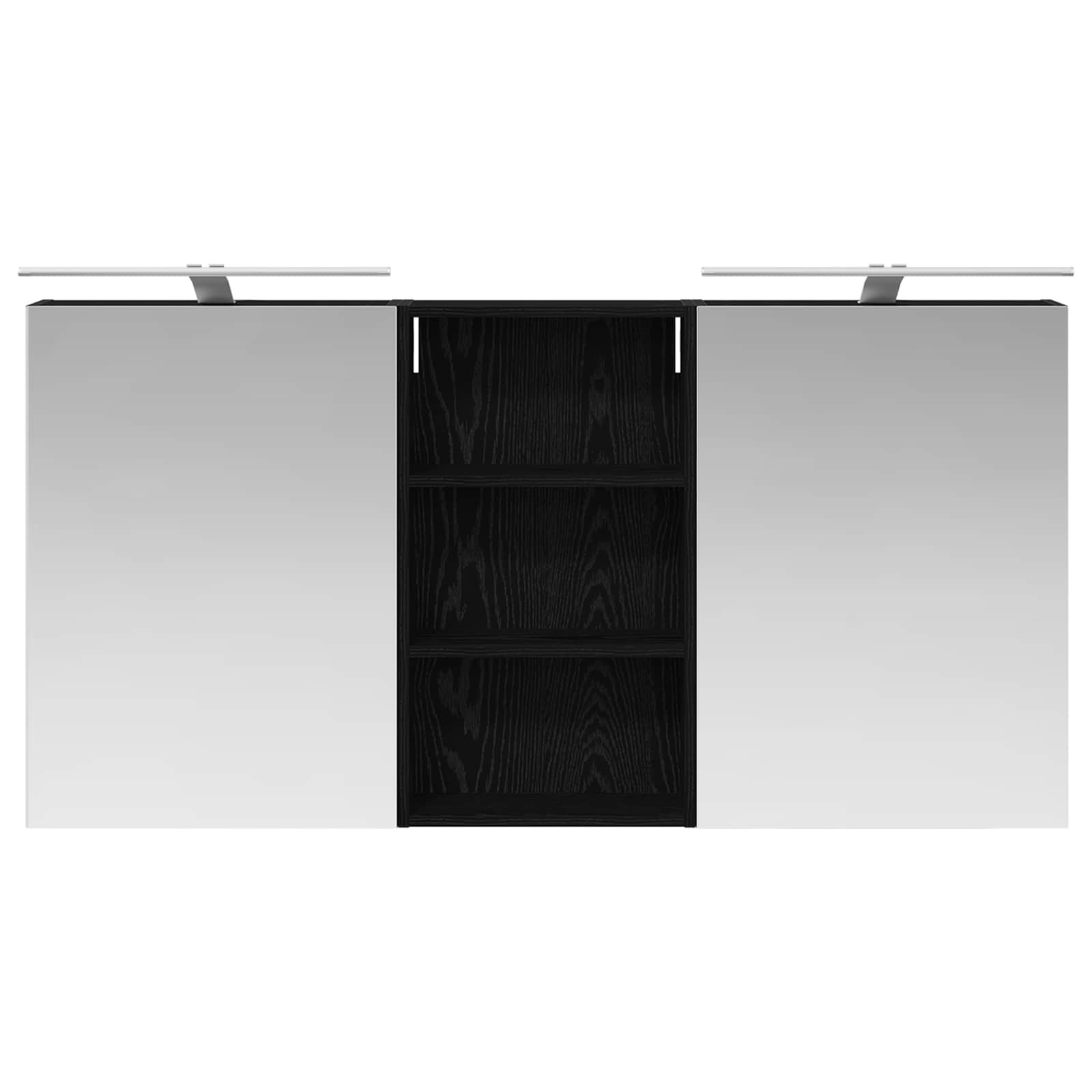 Set di Armadi da Bagno con lo scaffale 3 pcs 140 x 14,5 x 70 cm | homemem39