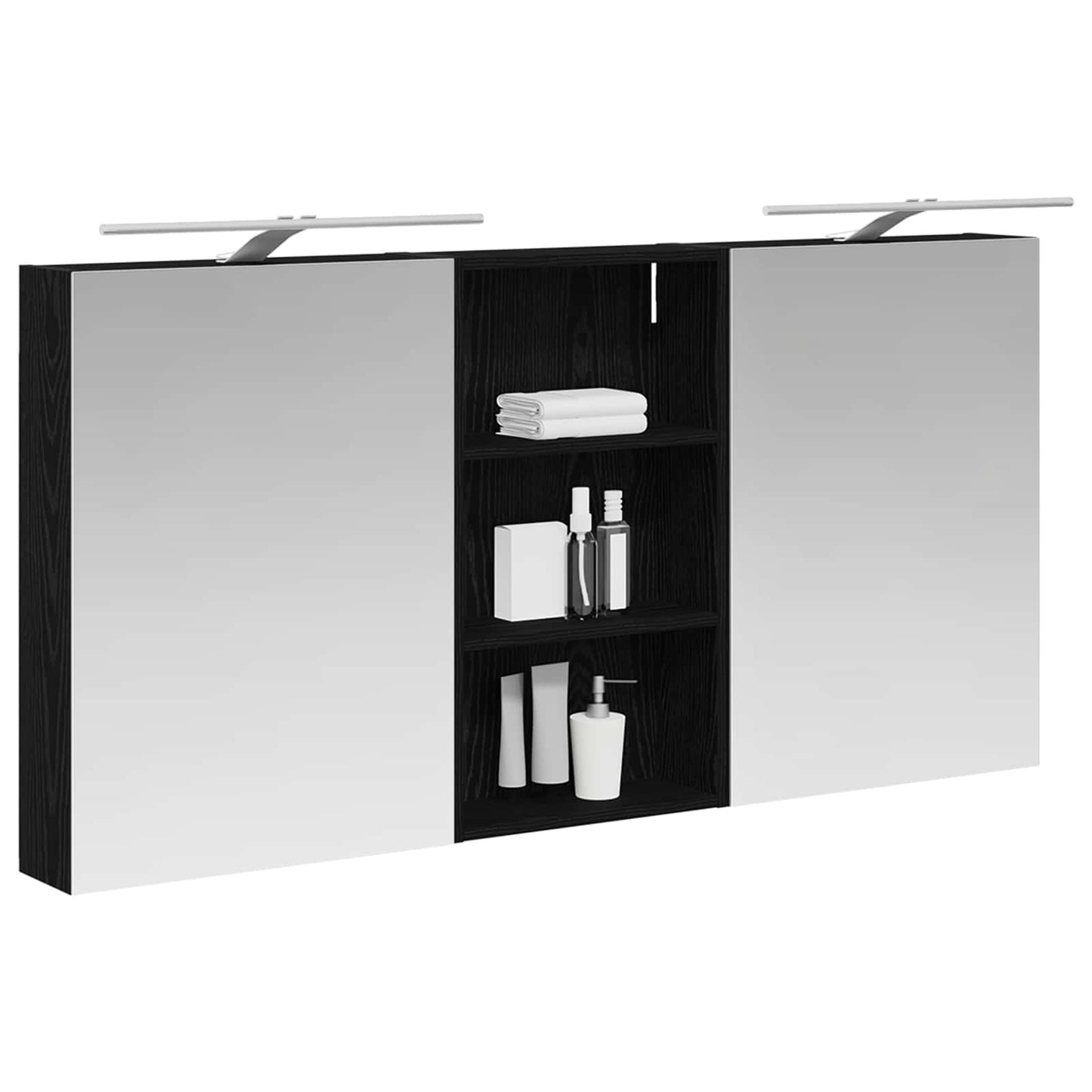 Set di Armadi da Bagno con lo scaffale 3 pcs 140 x 14,5 x 70 cm | homemem39