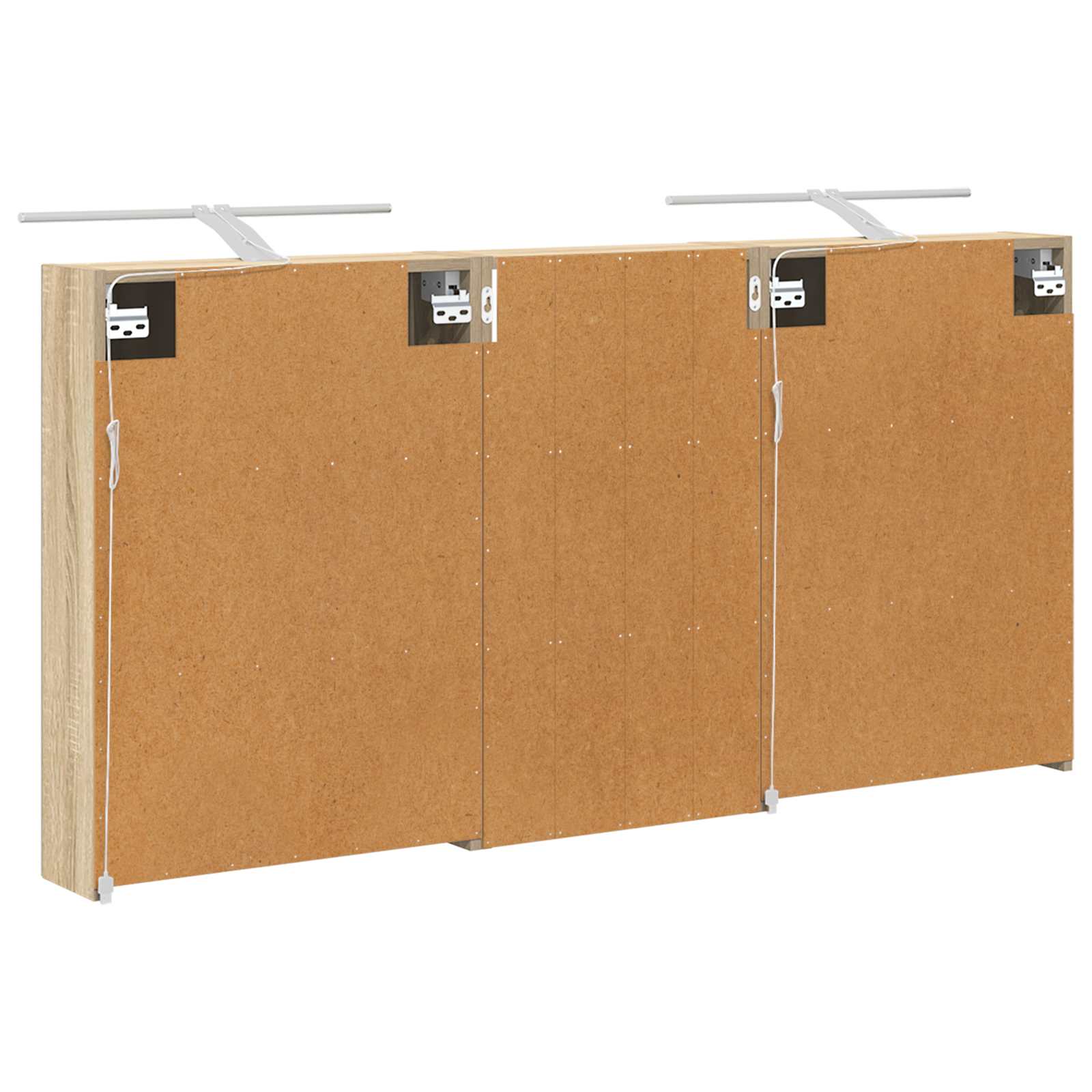 Set di Armadi da Bagno con lo scaffale 3 pcs 140 x 14,5 x 70 cm | homemem39