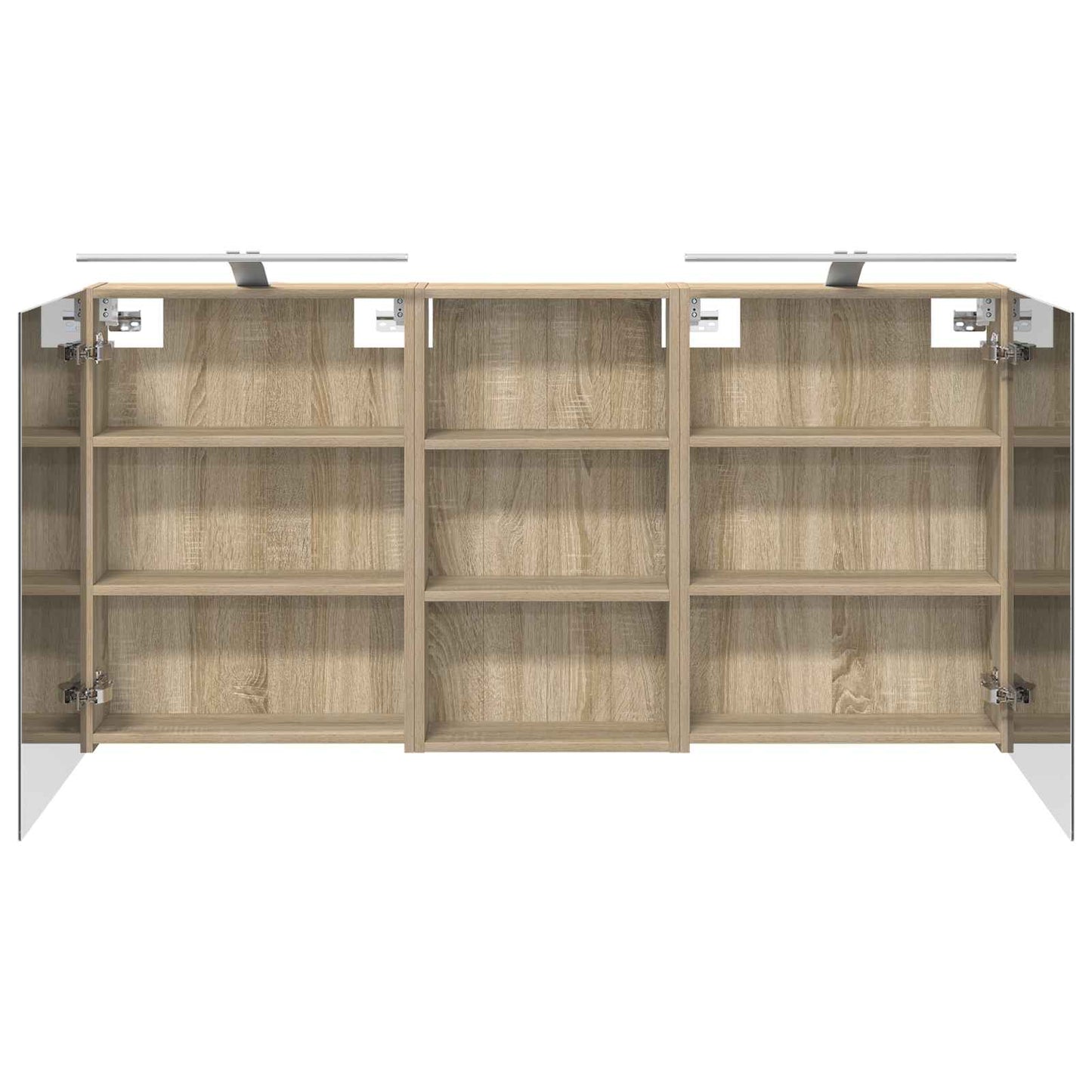 Set di Armadi da Bagno con lo scaffale 3 pcs 140 x 14,5 x 70 cm | homemem39