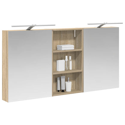 Set di Armadi da Bagno con lo scaffale 3 pcs 140 x 14,5 x 70 cm