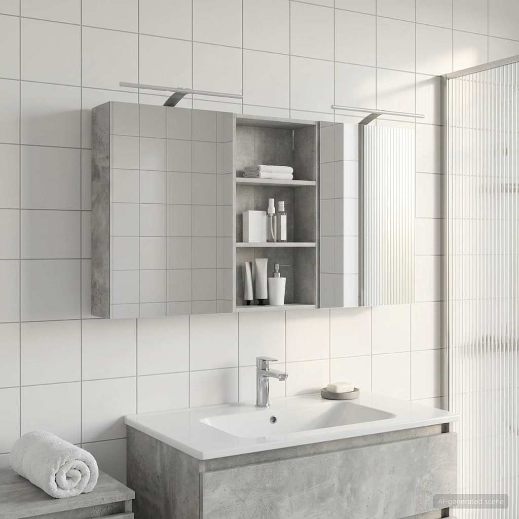 Set di Armadi da Bagno con lo scaffale 3 pcs 140 x 14,5 x 70 cm | homemem39