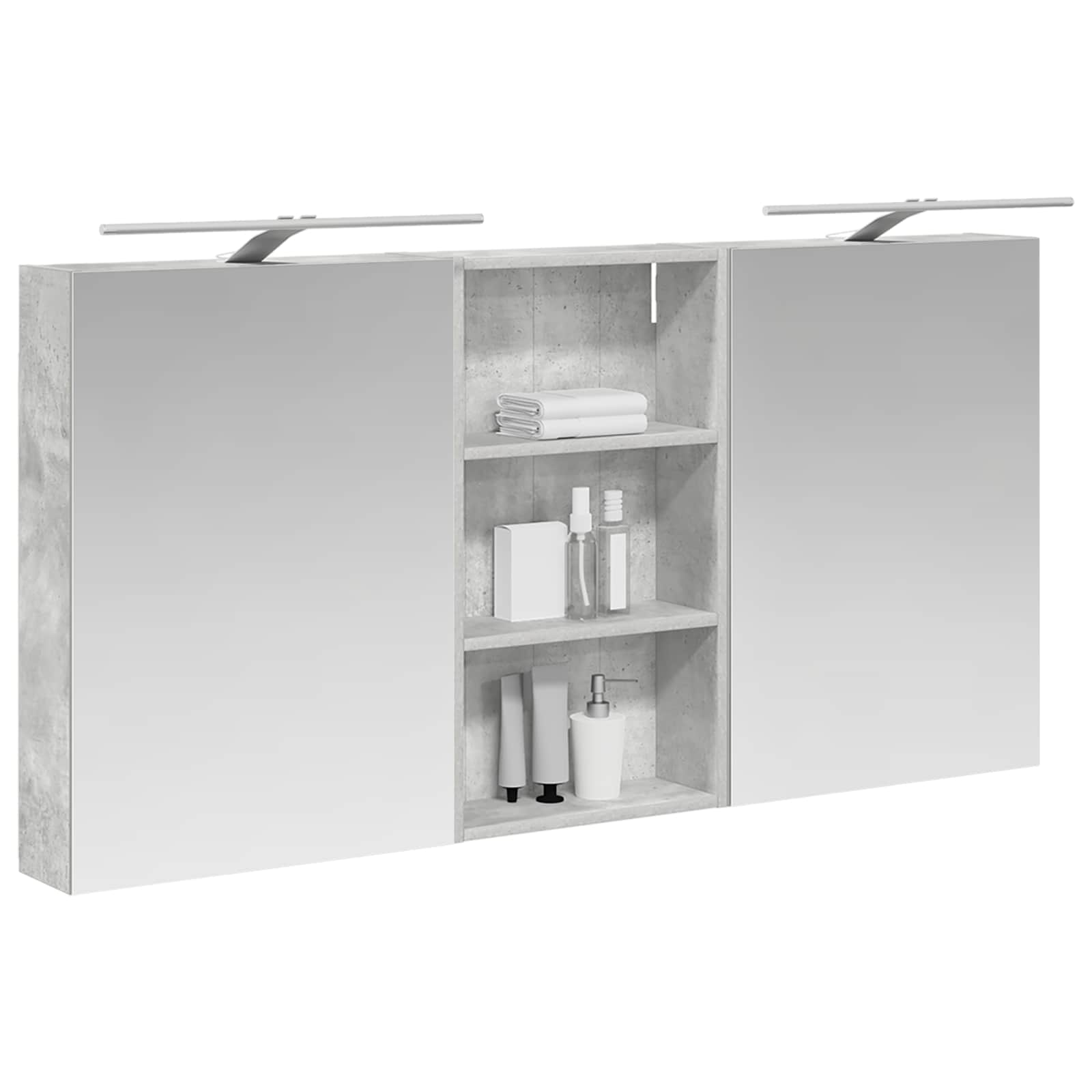 Set di Armadi da Bagno con lo scaffale 3 pcs 140 x 14,5 x 70 cm | homemem39