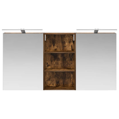 Set di Armadi da Bagno con lo scaffale 3 pcs 140 x 14,5 x 70 cm | homemem39