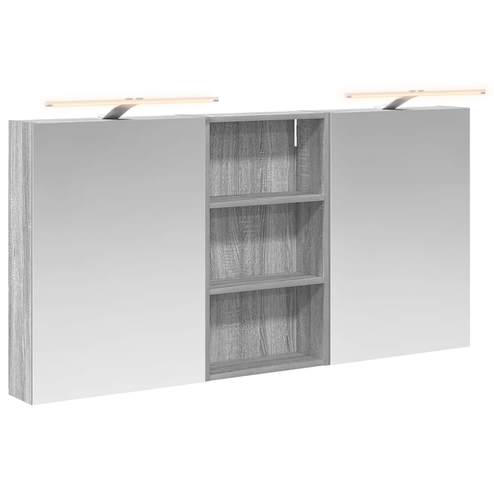 Set di Armadi da Bagno 3 pcs 140 x 14,5 x 70 cm | homemem39