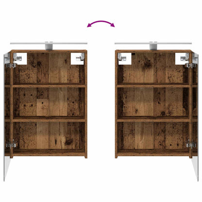 Set di Armadi da Bagno con lo scaffale 3 pcs 140 x 14,5 x 70 cm