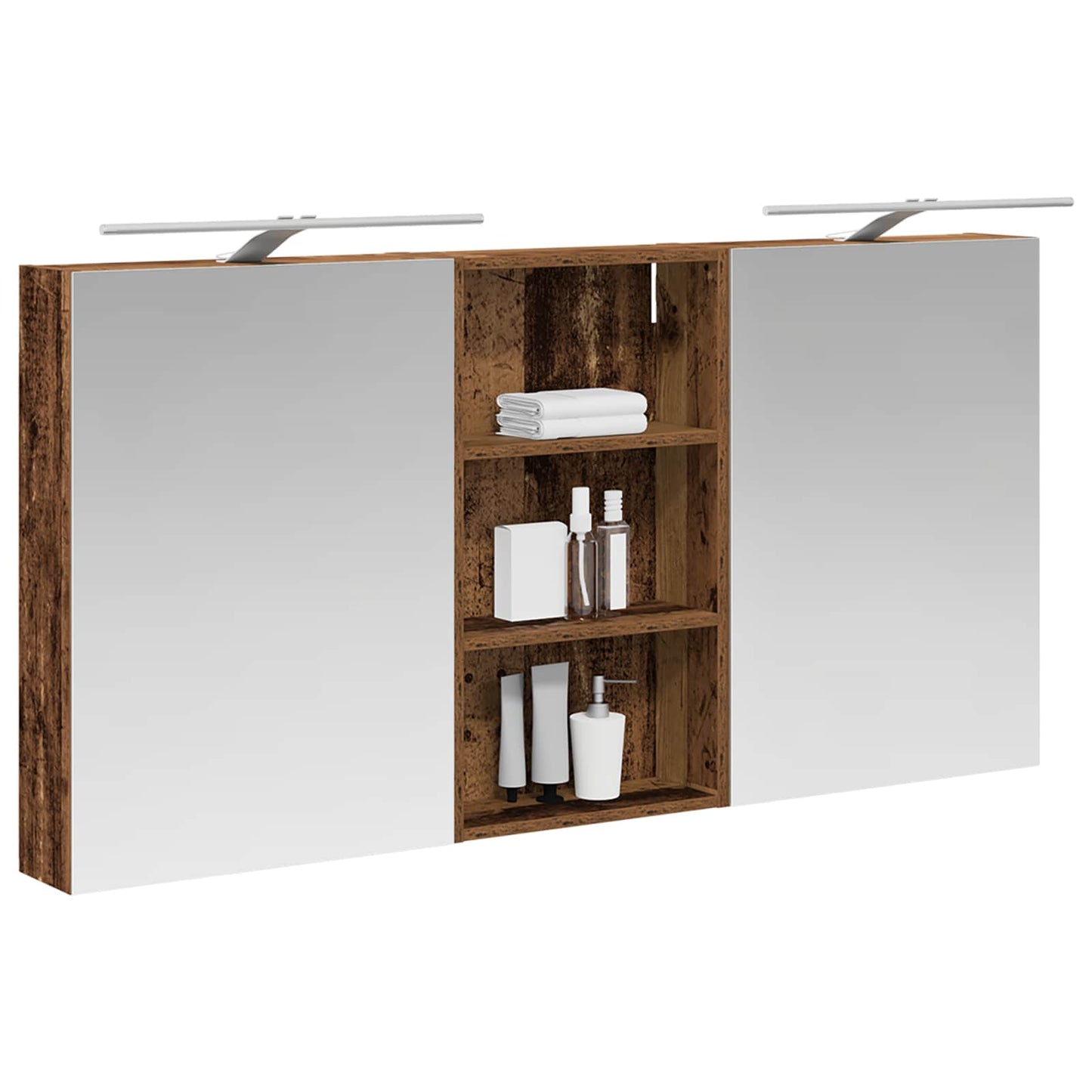 Set di Armadi da Bagno con lo scaffale 3 pcs 140 x 14,5 x 70 cm