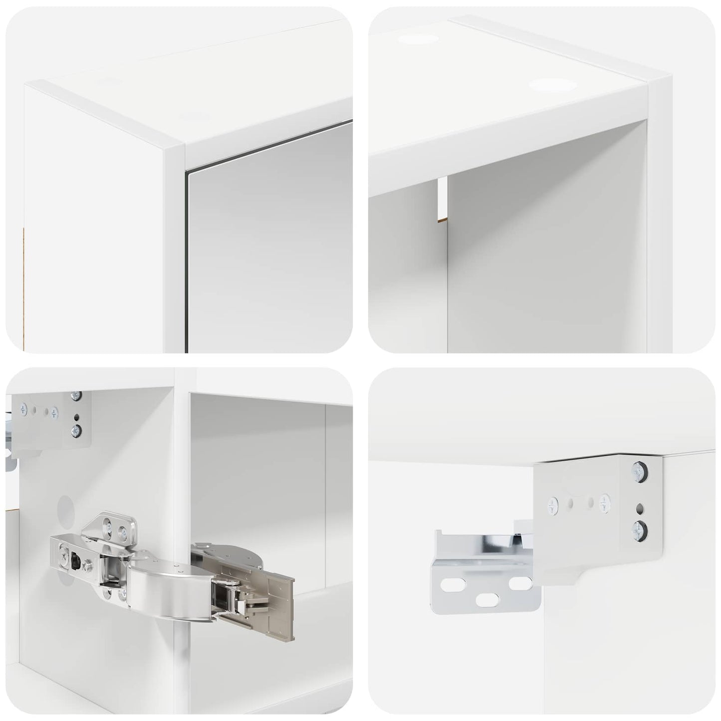 Set di Armadi da Bagno 3 pcs 106 x 16 x 62,5 cm | homemem39