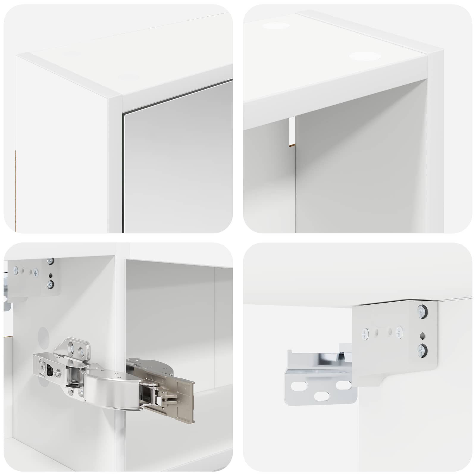 Set di Armadi da Bagno 3 pcs 106 x 16 x 62,5 cm | homemem39