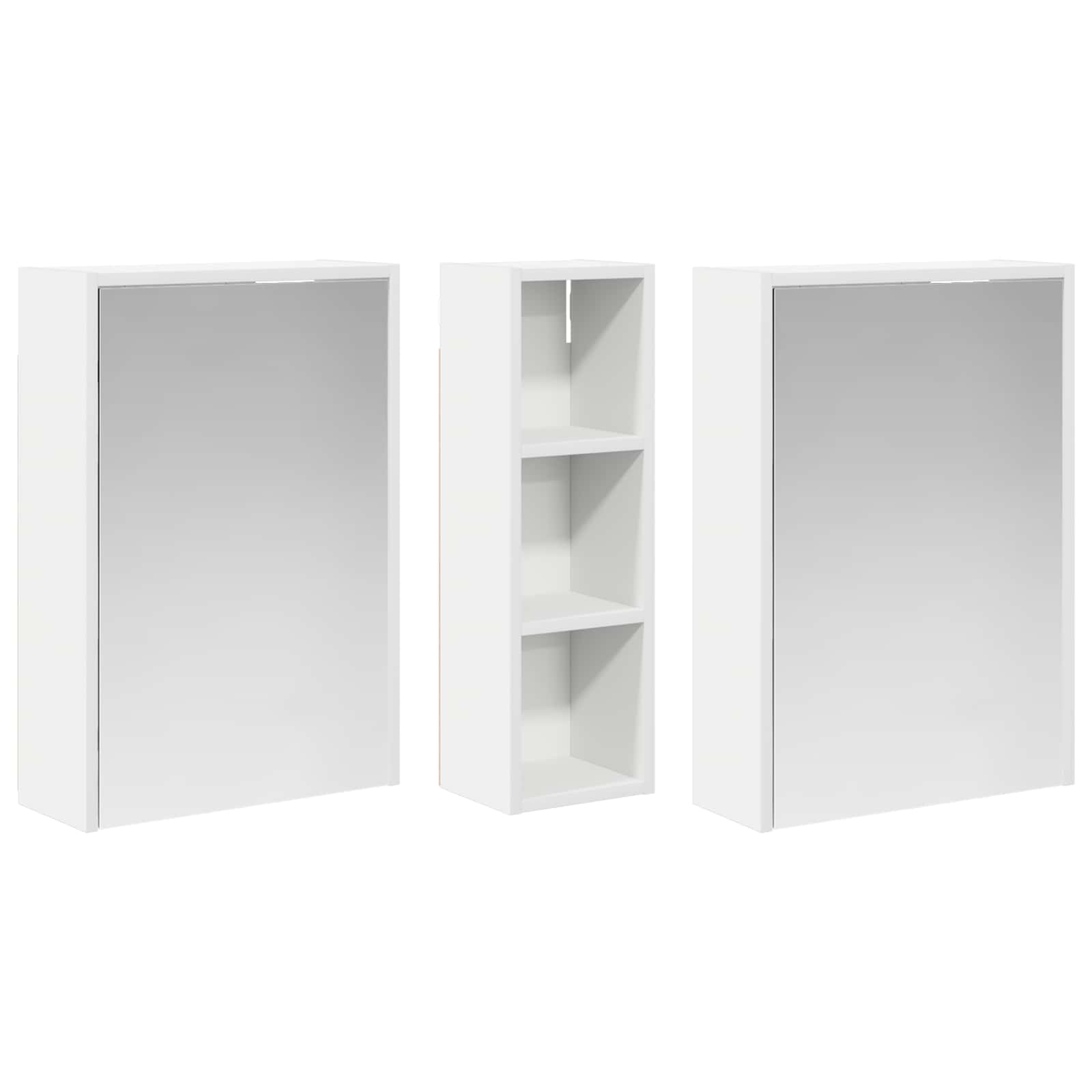 Set di Armadi da Bagno 3 pcs 106 x 16 x 62,5 cm | homemem39