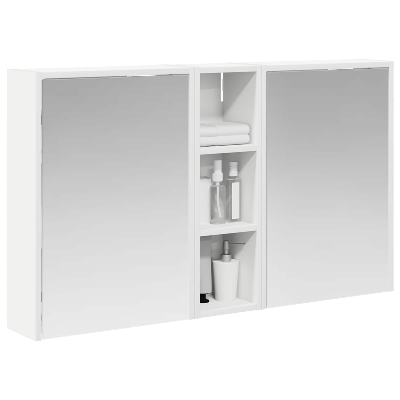 Set di Armadi da Bagno 3 pcs 106 x 16 x 62,5 cm | homemem39