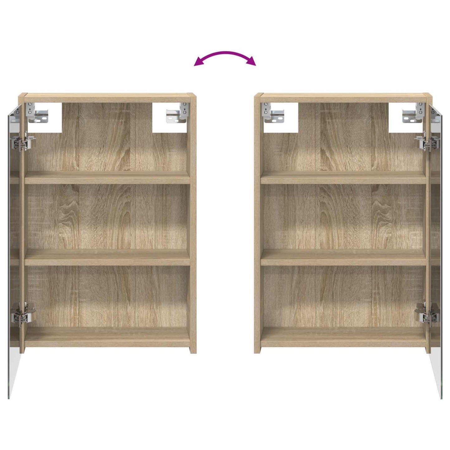 Set di Armadi da Bagno 3 pcs 106 x 16 x 62,5 cm