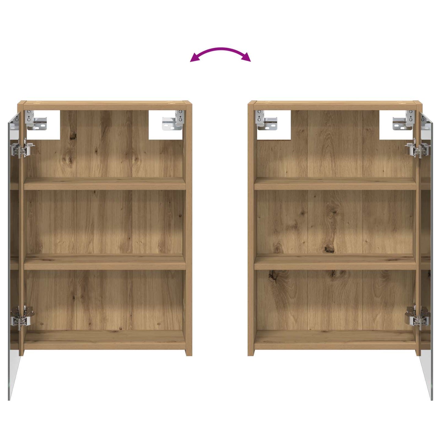 Set di Armadi da Bagno 3 pcs 106 x 16 x 62,5 cm