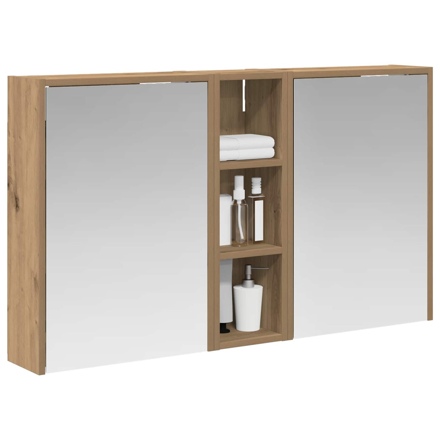 Set di Armadi da Bagno 3 pcs 106 x 16 x 62,5 cm | homemem39