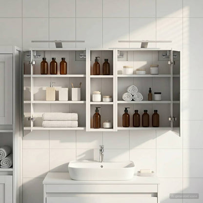 Set di Armadi da Bagno 3 pcs 106 x 16 x 62,5 cm
