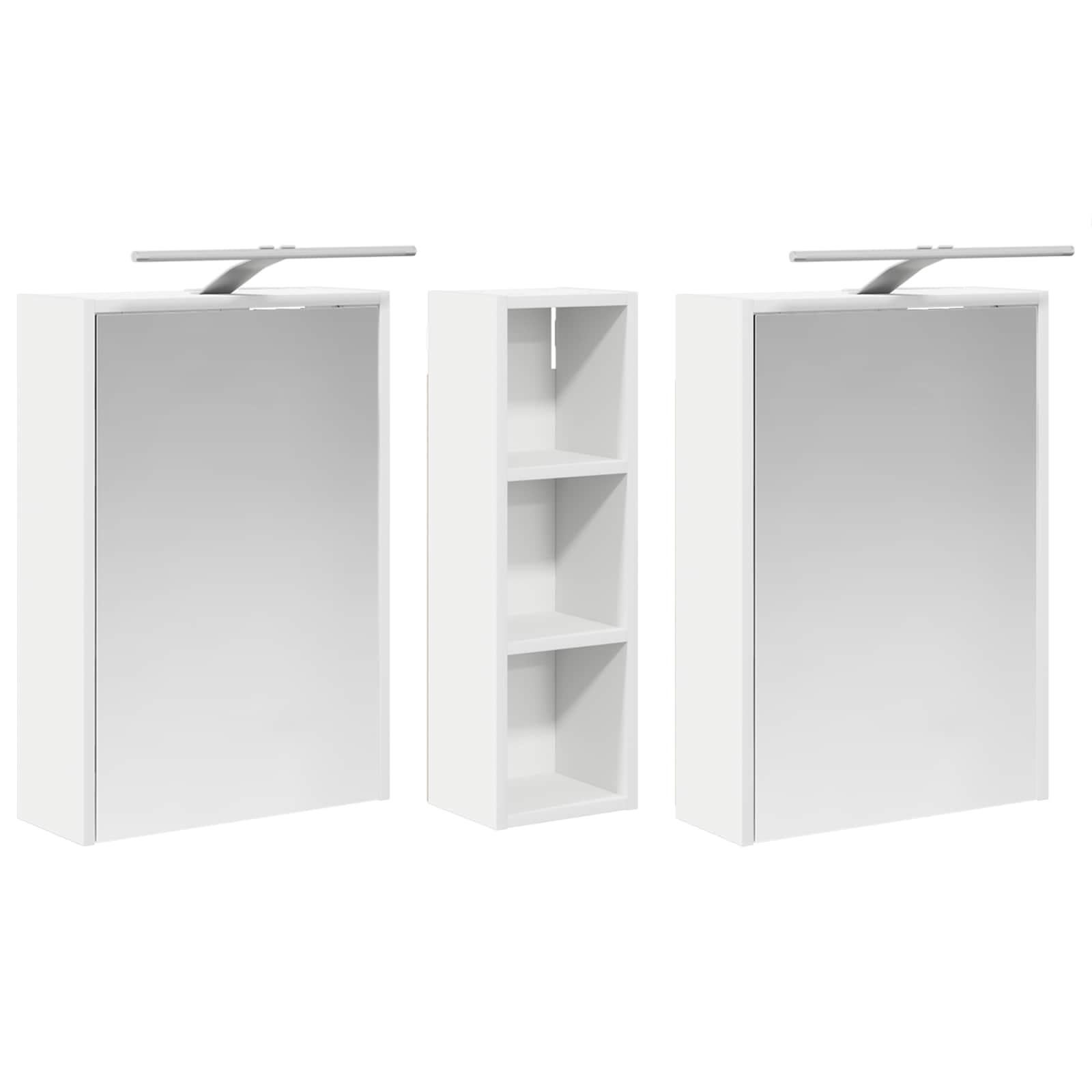 Set di Armadi da Bagno 3 pcs 106 x 16 x 62,5 cm | homemem39