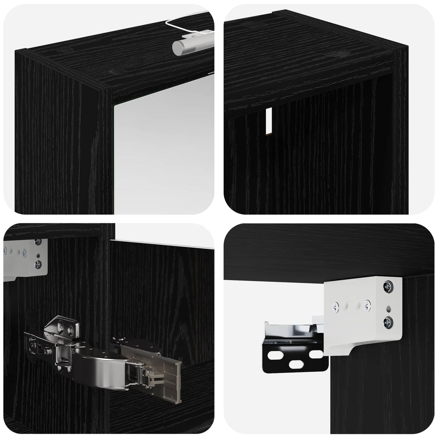 Set di Armadi da Bagno 3 pcs 106 x 16 x 62,5 cm