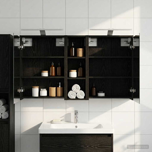 Set di Armadi da Bagno 3 pcs 106 x 16 x 62,5 cm | homemem39