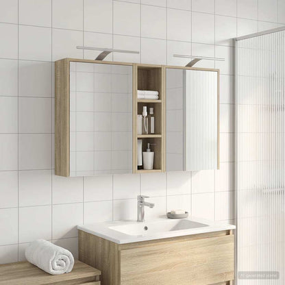 Set di Armadi da Bagno 3 pcs 106 x 16 x 62,5 cm | homemem39