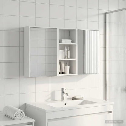 Set di Armadi da Bagno 3 pcs 116 x 16 x 62,5 cm | homemem39