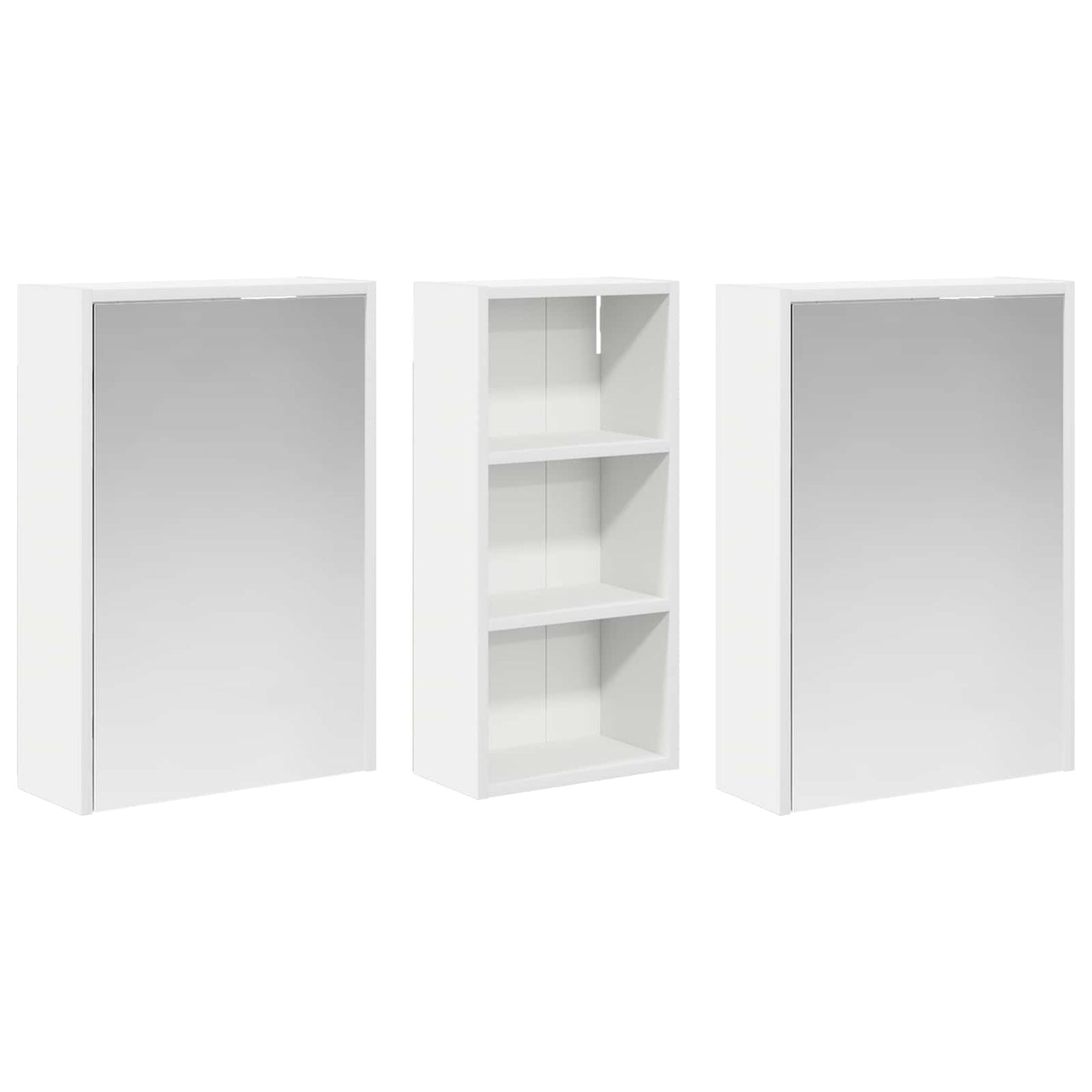 Set di Armadi da Bagno 3 pcs 116 x 16 x 62,5 cm | homemem39