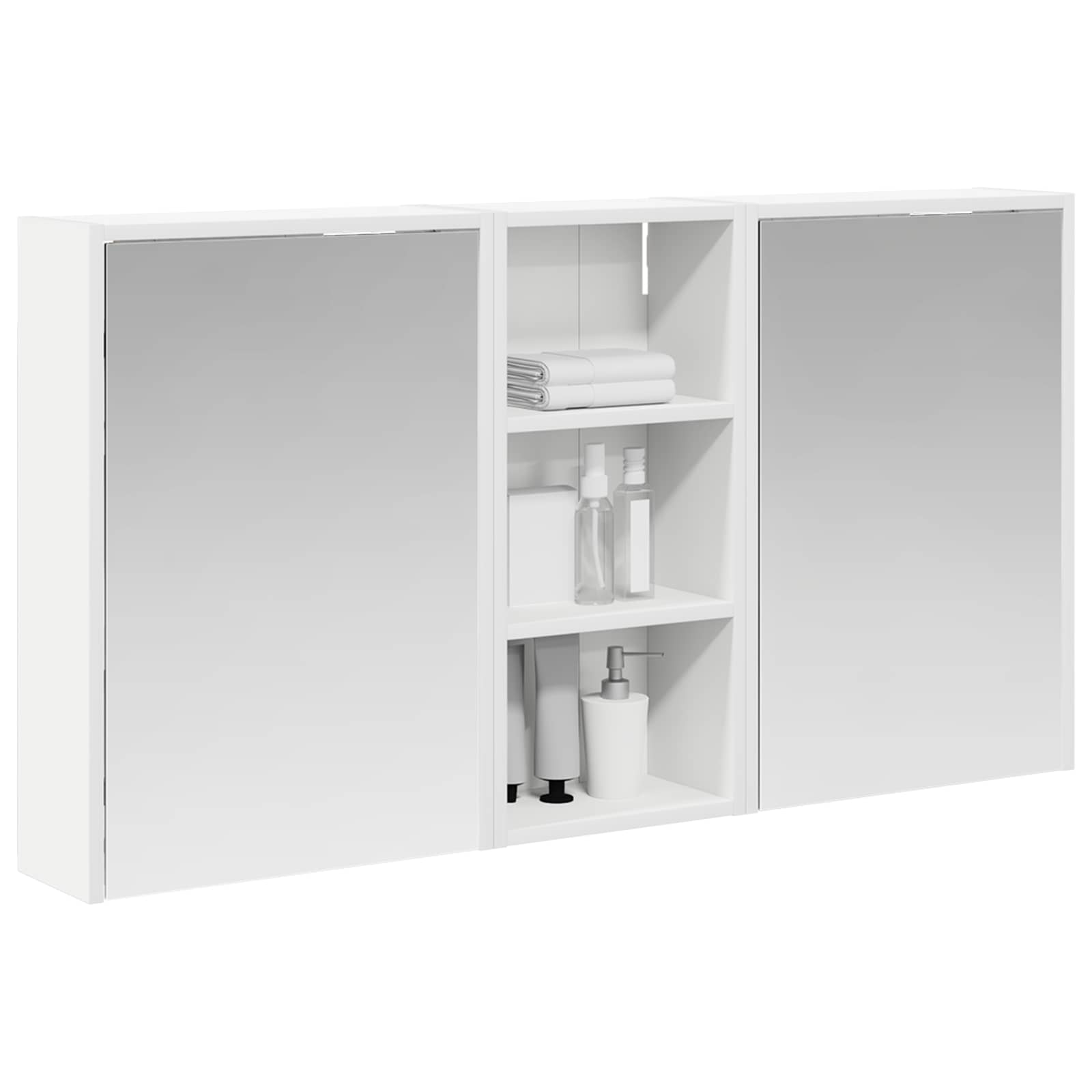 Set di Armadi da Bagno 3 pcs 116 x 16 x 62,5 cm | homemem39