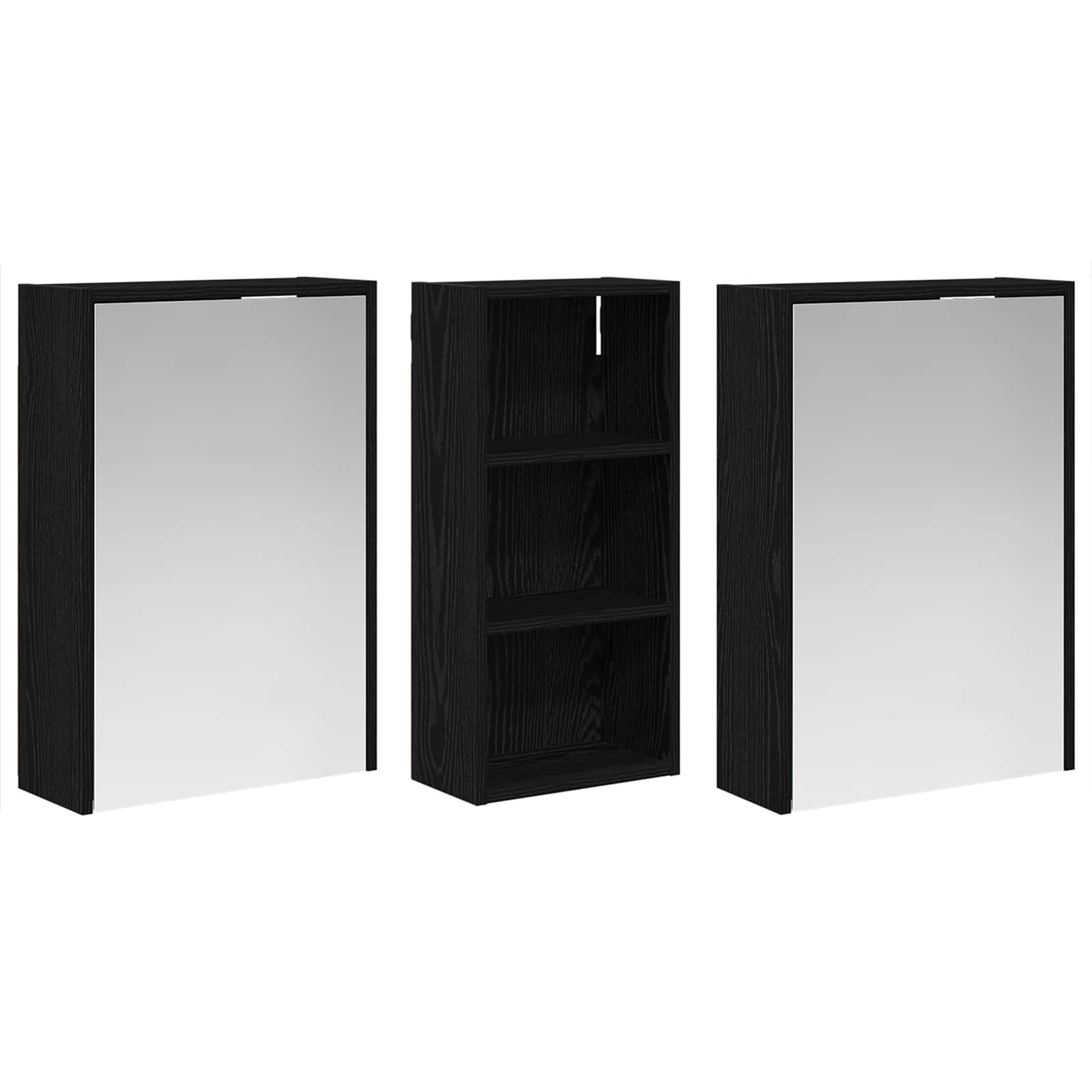 Set di Armadi da Bagno 3 pcs 116 x 16 x 62,5 cm | homemem39