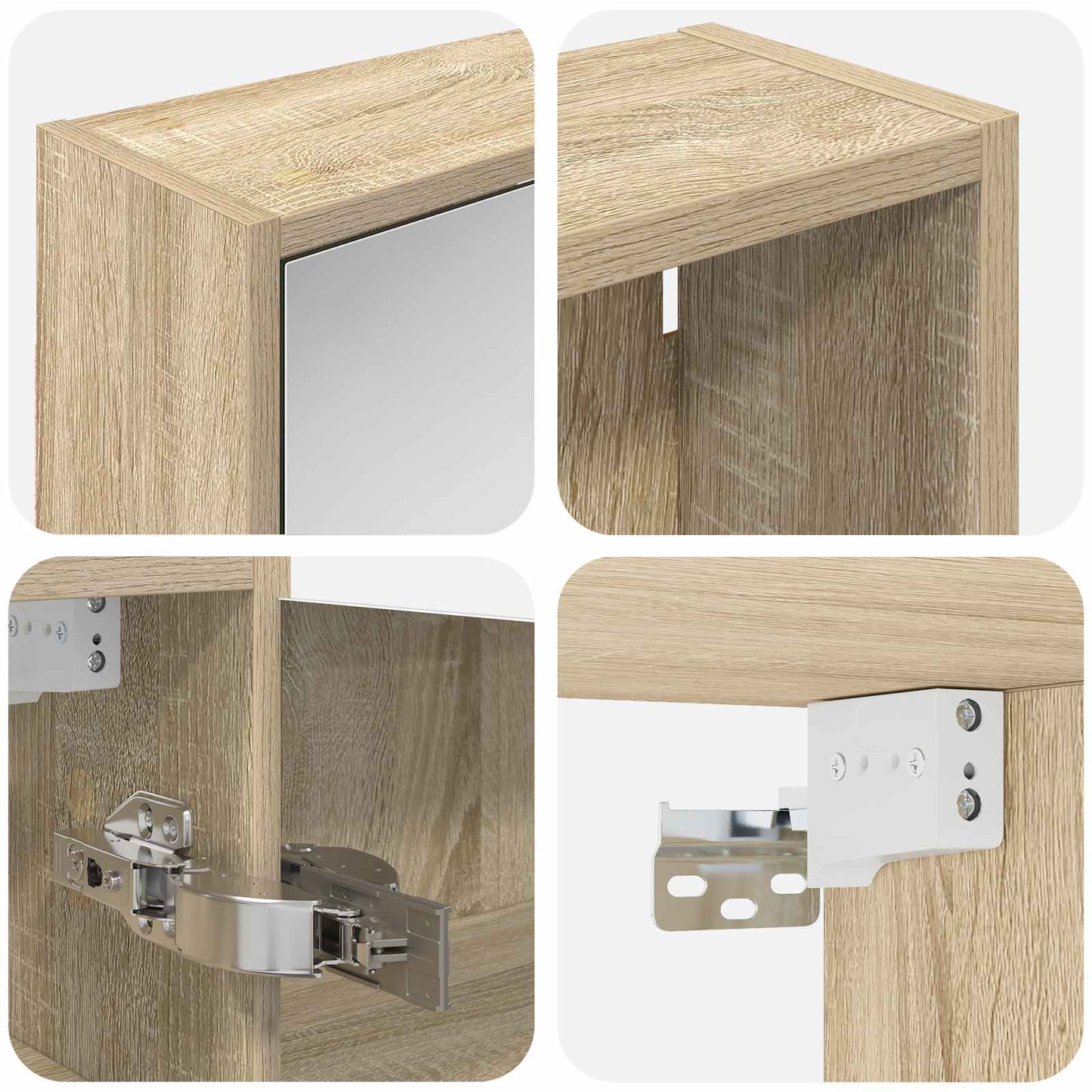 Set di Armadi da Bagno 3 pcs 116 x 16 x 62,5 cm