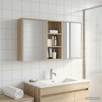 Set di Armadi da Bagno 3 pcs 116 x 16 x 62,5 cm | homemem39