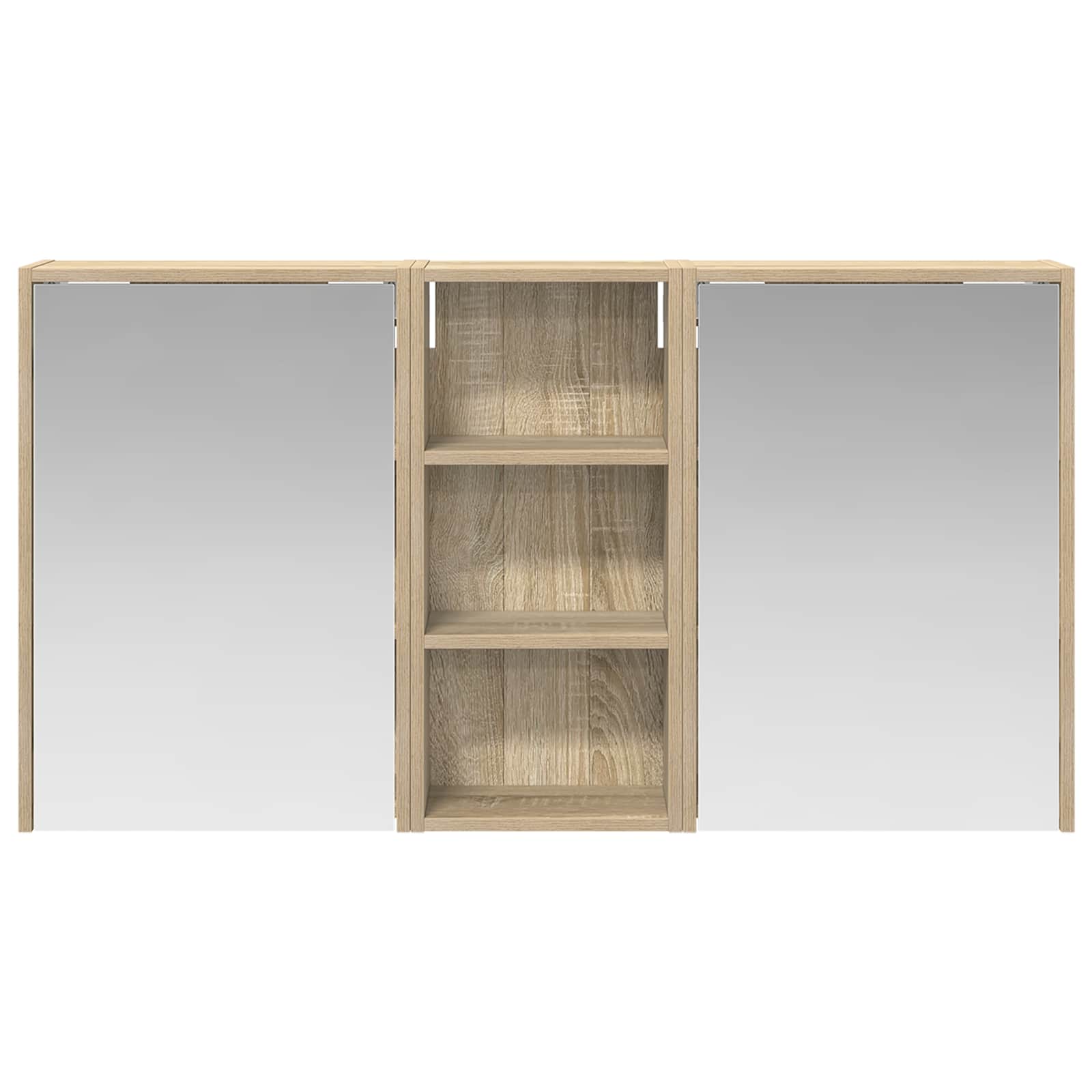 Set di Armadi da Bagno 3 pcs 116 x 16 x 62,5 cm | homemem39