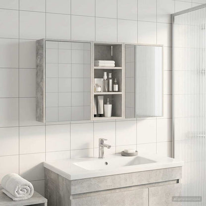 Set di Armadi da Bagno 3 pcs 116 x 16 x 62,5 cm | homemem39