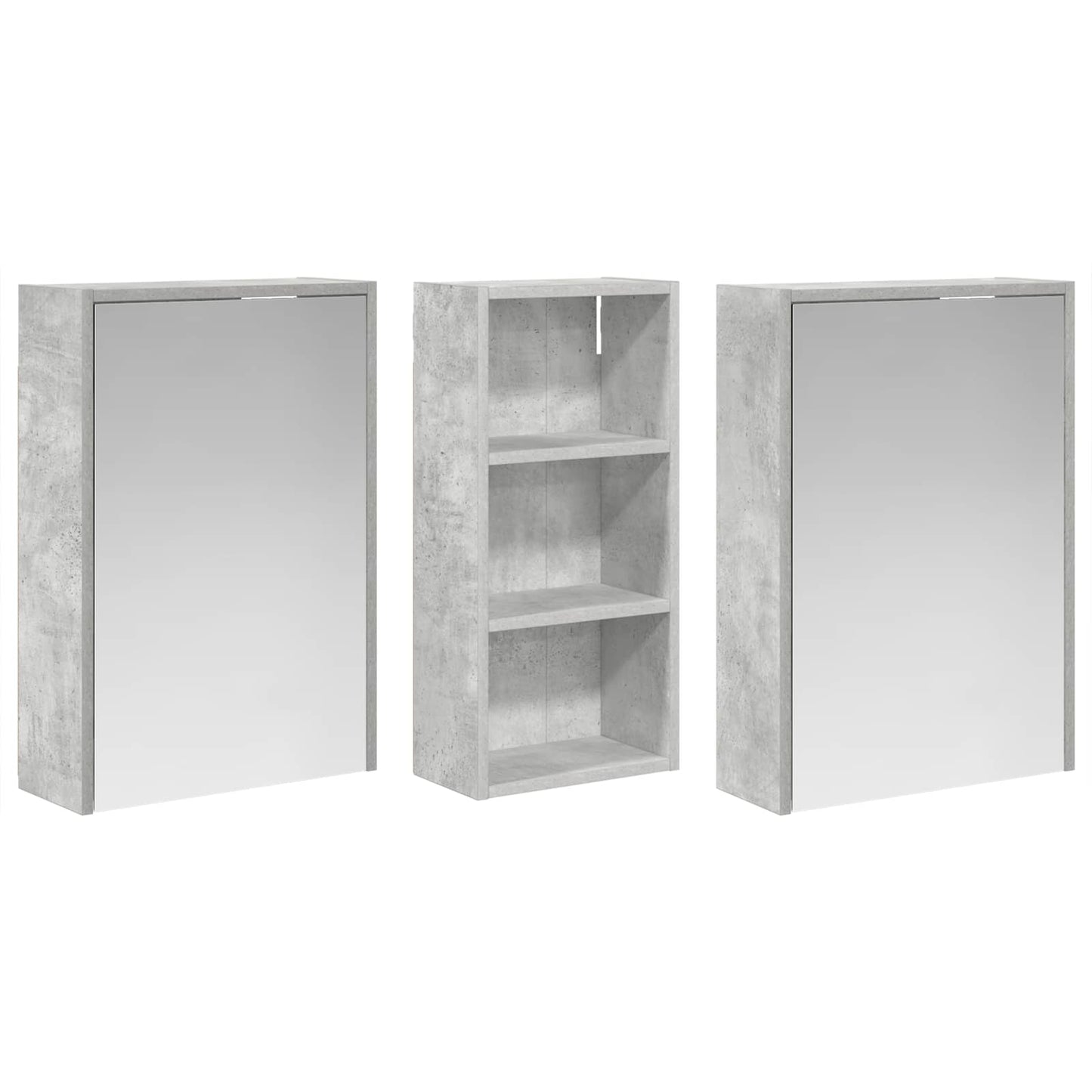 Set di Armadi da Bagno 3 pcs 116 x 16 x 62,5 cm | homemem39