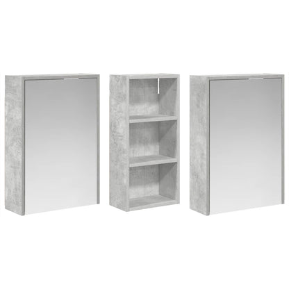 Set di Armadi da Bagno 3 pcs 116 x 16 x 62,5 cm | homemem39