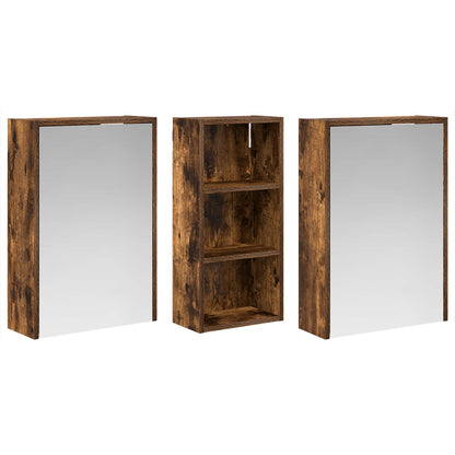 Set di Armadi da Bagno 3 pcs 116 x 16 x 62,5 cm | homemem39
