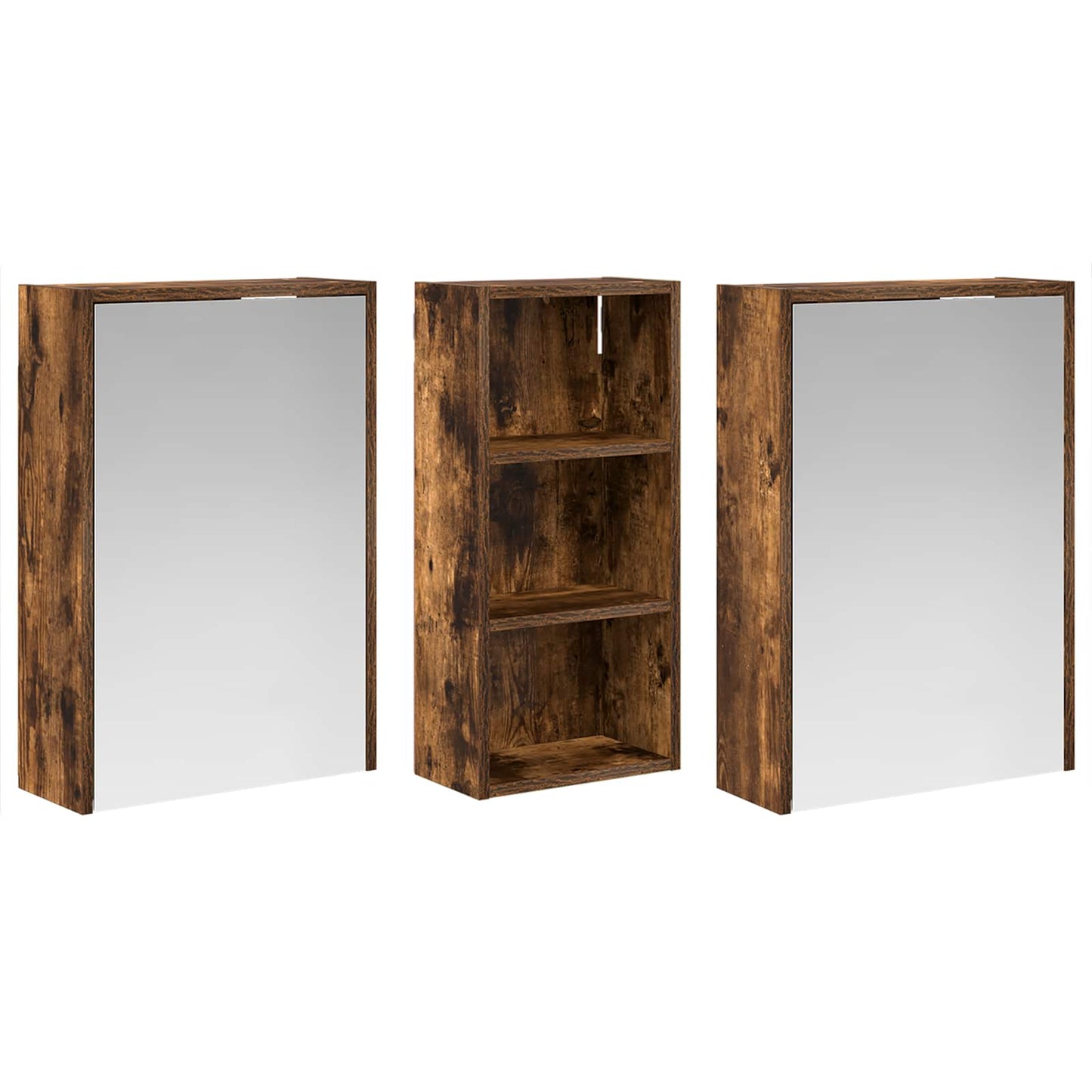 Set di Armadi da Bagno 3 pcs 116 x 16 x 62,5 cm