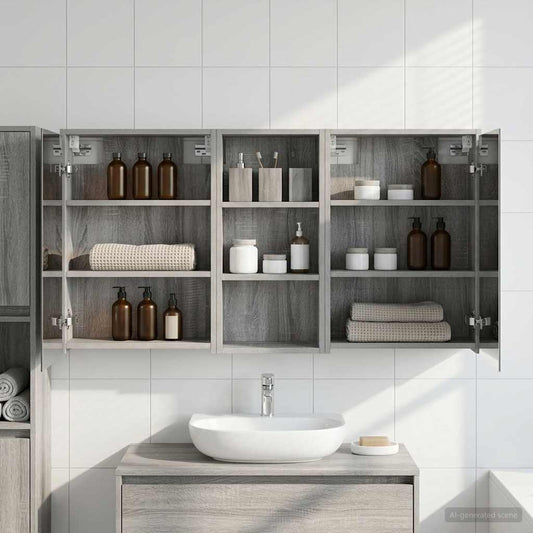 Set di Armadi da Bagno 3 pcs 116 x 16 x 62,5 cm | homemem39